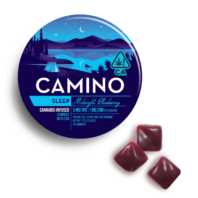 Photograph of product: CAMINO - MIDNIGHT BLUEBERRY CBN 5:1