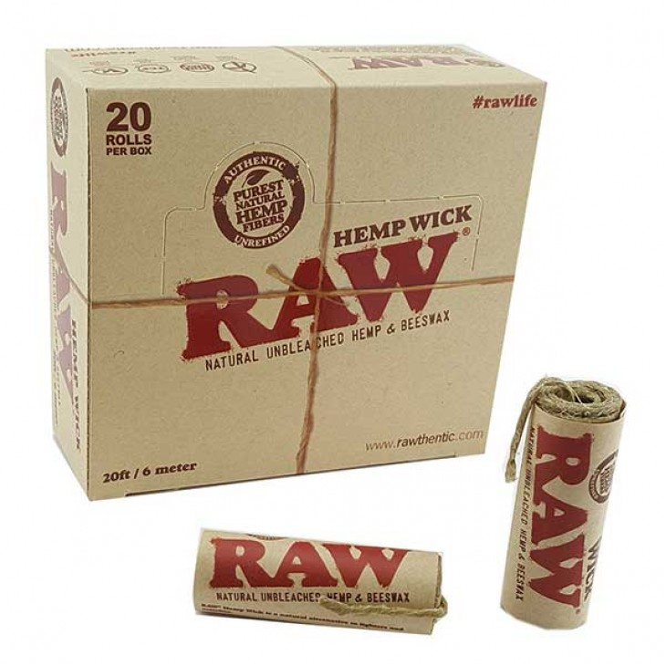 Photograph of product: Raw Hemp Wick - 10ft