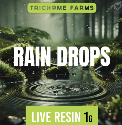 Photograph of product: Trichome Farms Raindrops Live Resin