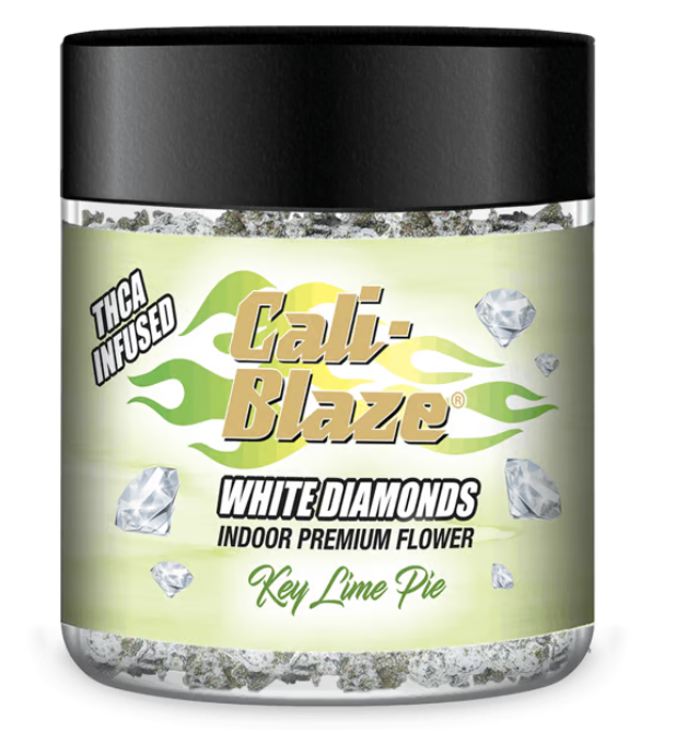 Photograph of product: Cali Blaze Key Lime Pie White Diamond Infused - 3.5g