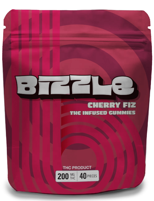 Photograph of product: CHERRY FIZ | VEGAN LOW DOSE GUMMIES | 200MG/ 40PK