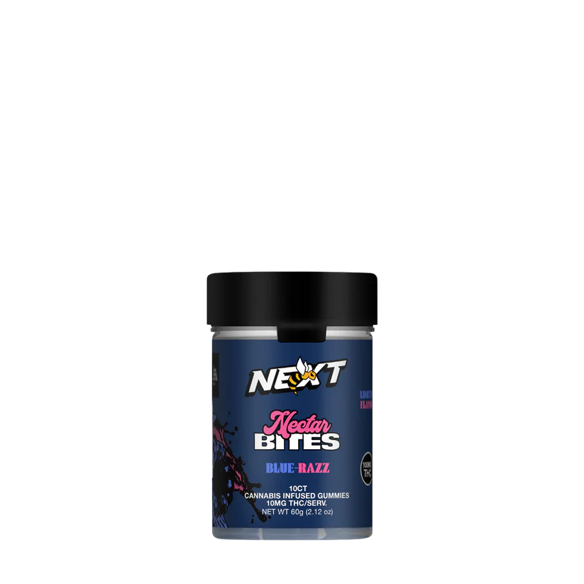 Photograph of product: Next - Blue Razz - Gummies - 100mg