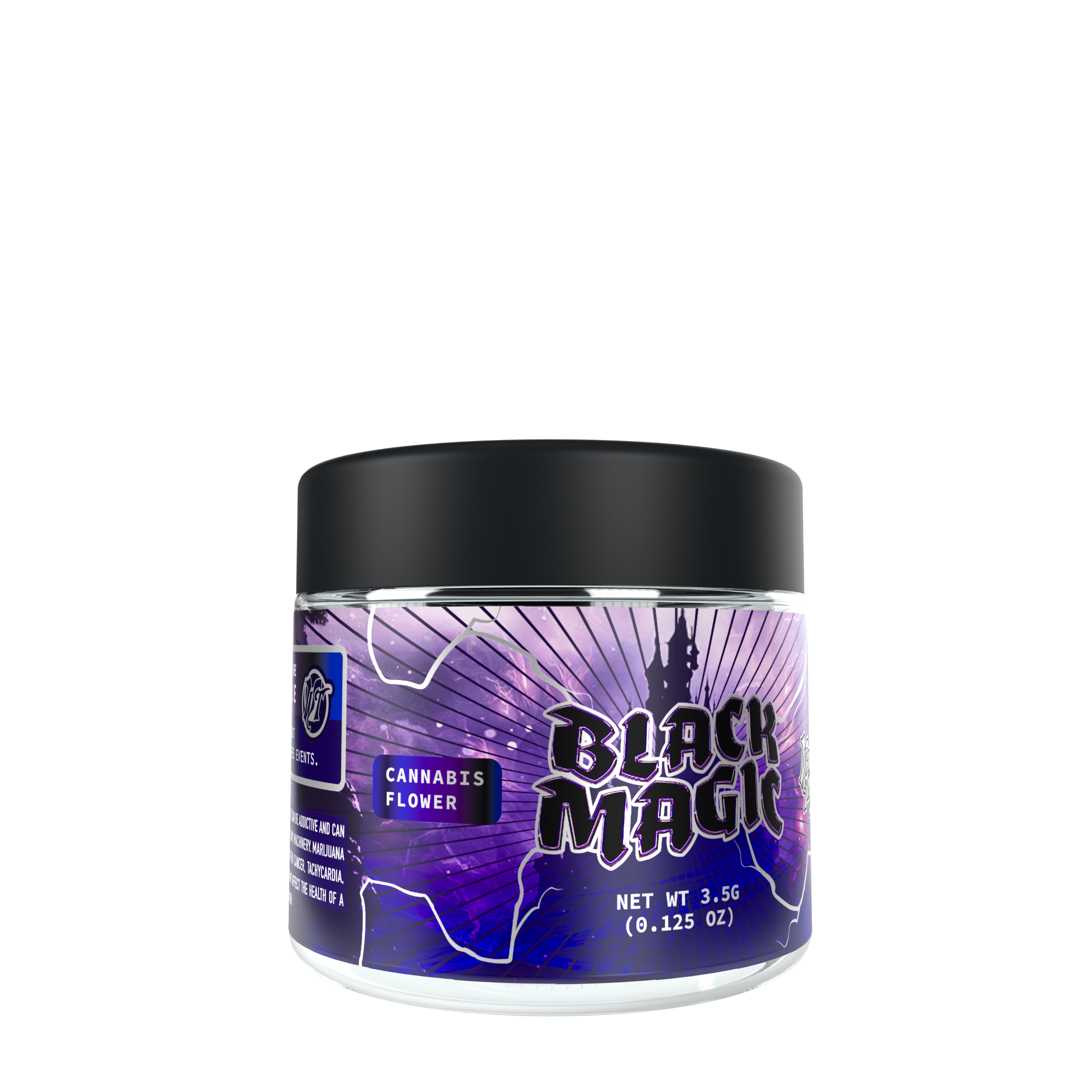 Photograph of product: Black Magic Flower - 3.5g