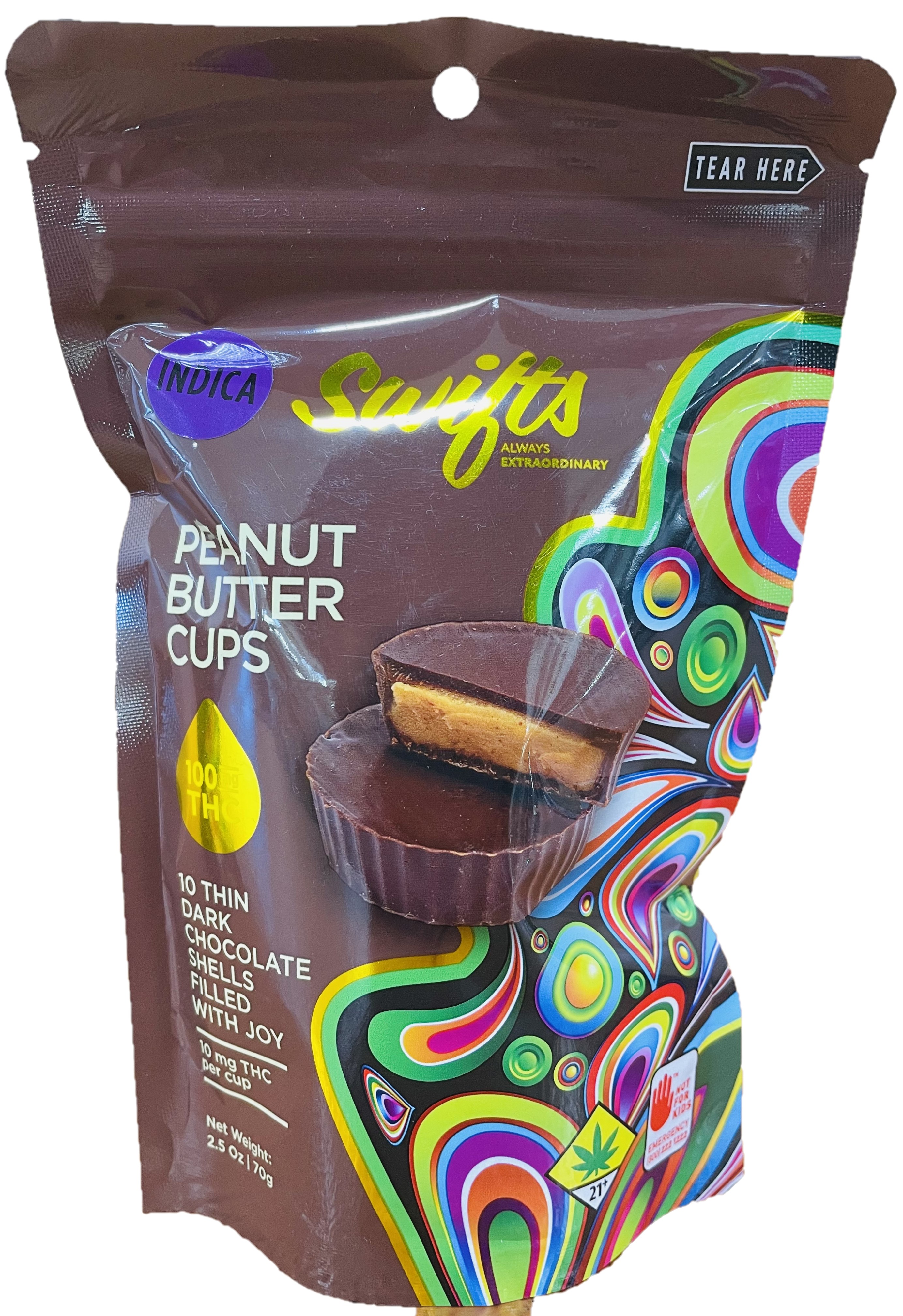 Photograph of product: Swifts - Dark Chocolate Rosin PB Cups (I) 10pk