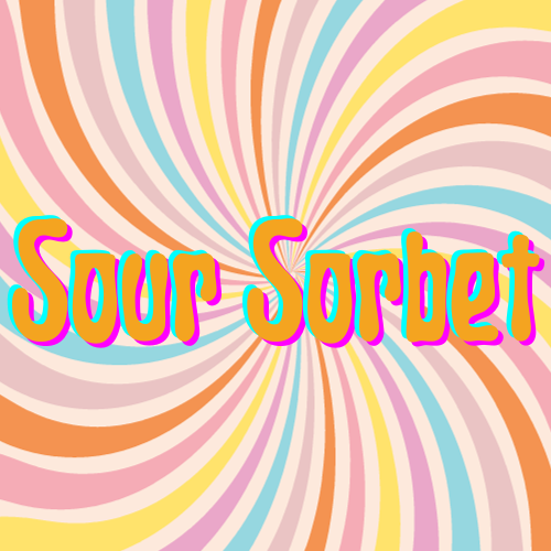 Photograph of product: Sour Sorbet .5g Prerolls