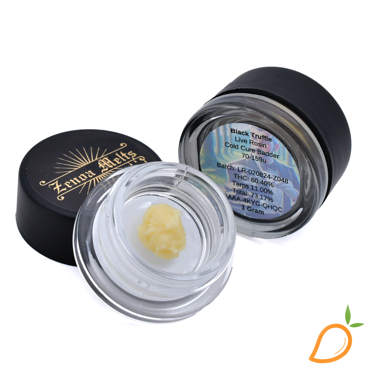 Photograph of product: 1g Black Truffle Live Rosin Zenoa Oui'd