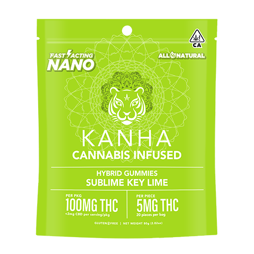 Photograph of product: NANO | Sublime Key Lime | 100mg Gummies