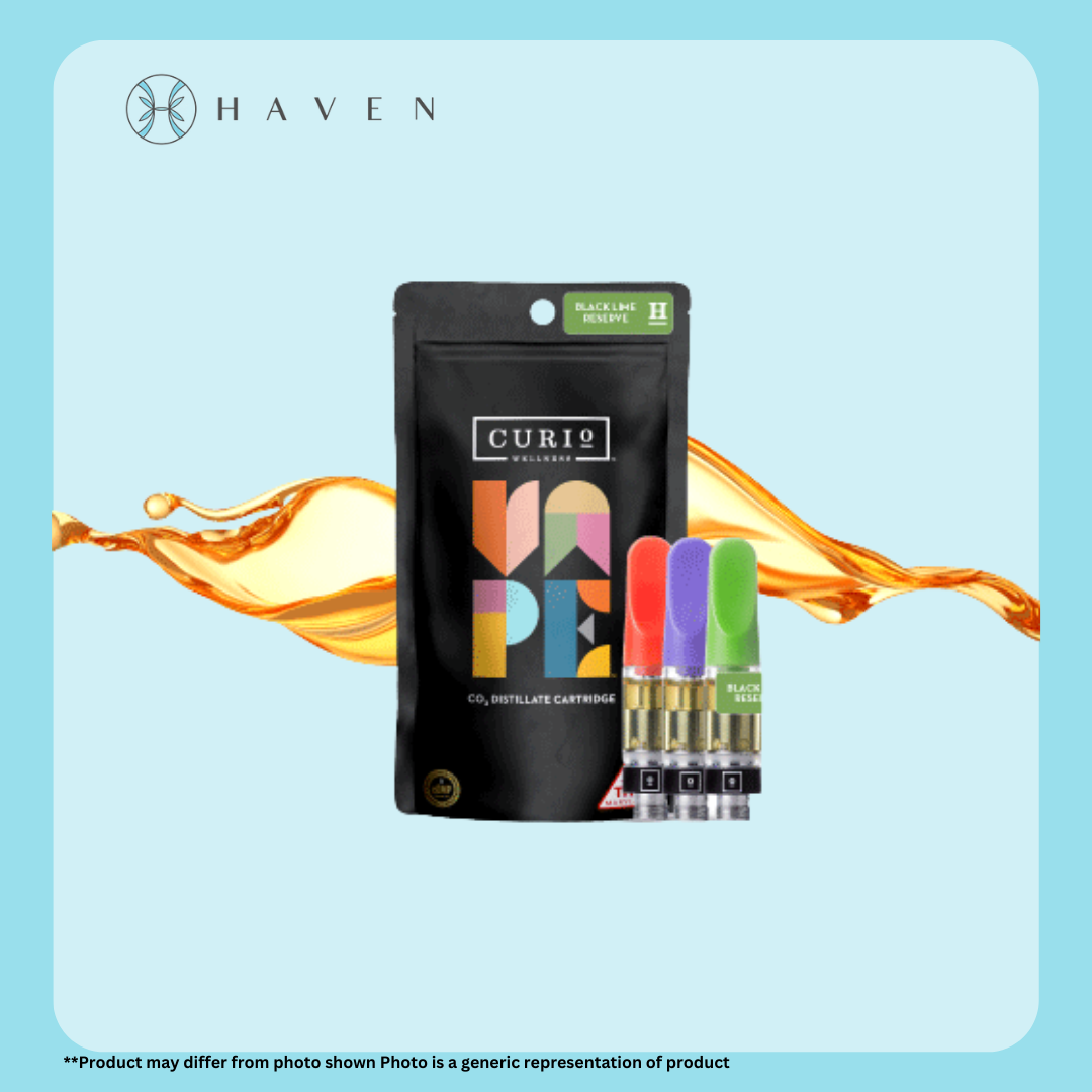 Photograph of product: 0.5g Amherst Sour Diesel (Vape Cart) | Curio