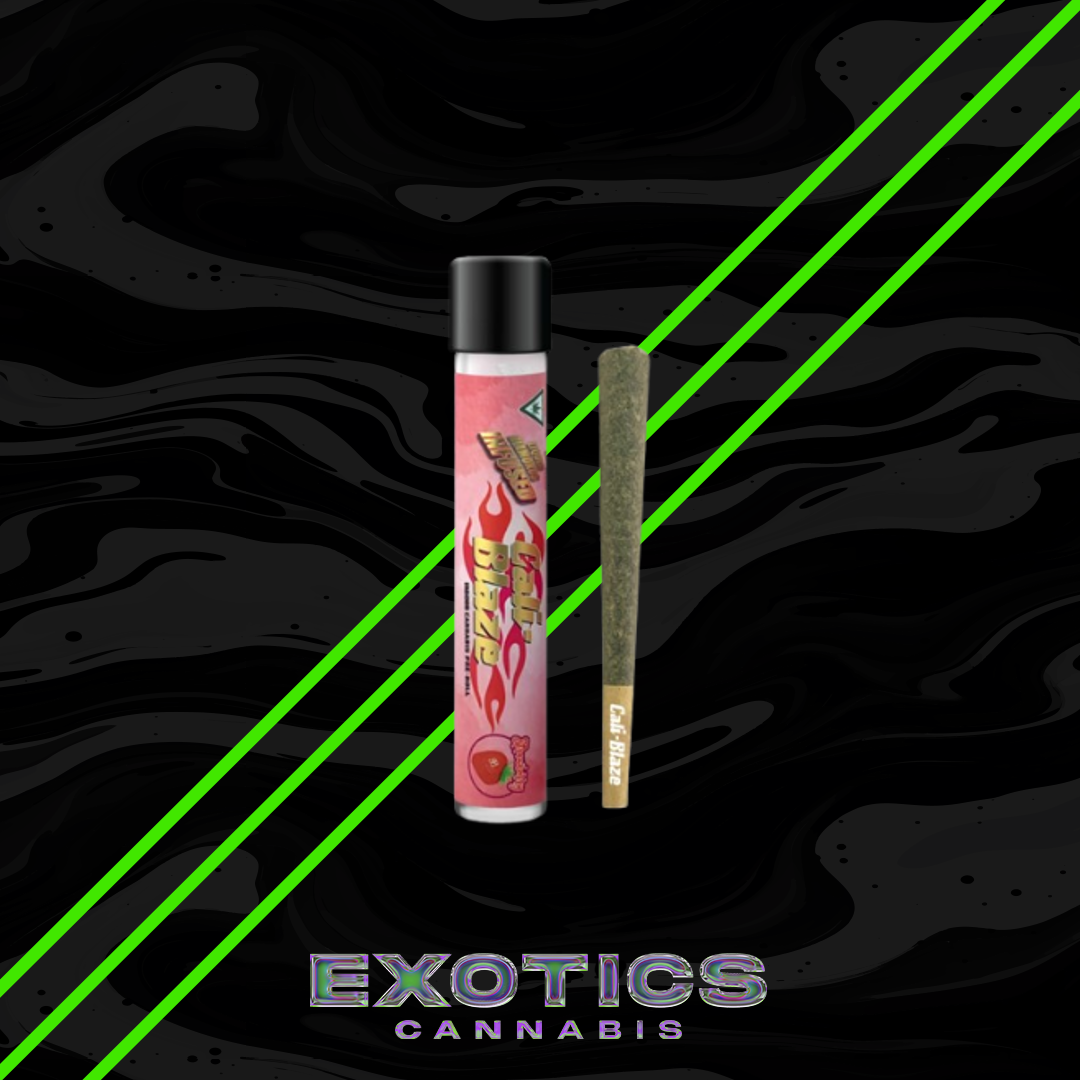 Photograph of product: Cali-Blaze - Strawberry Infused Pre-roll (3/$15)