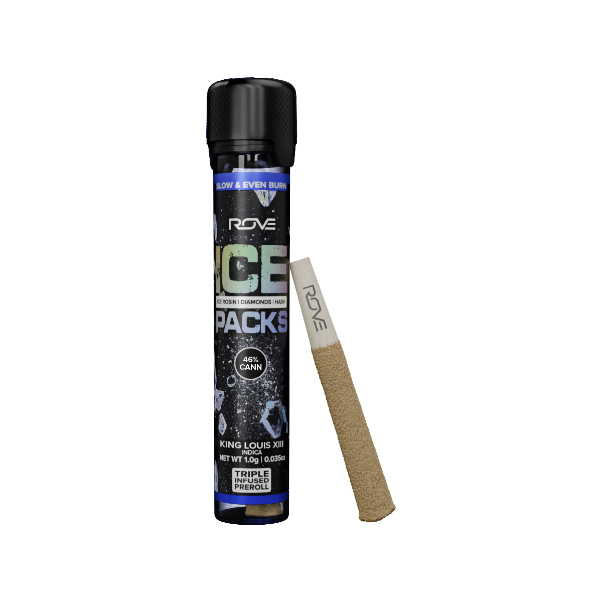 Photograph of product: Rove | King Louis XIII | Infused Pre-Roll | 1g