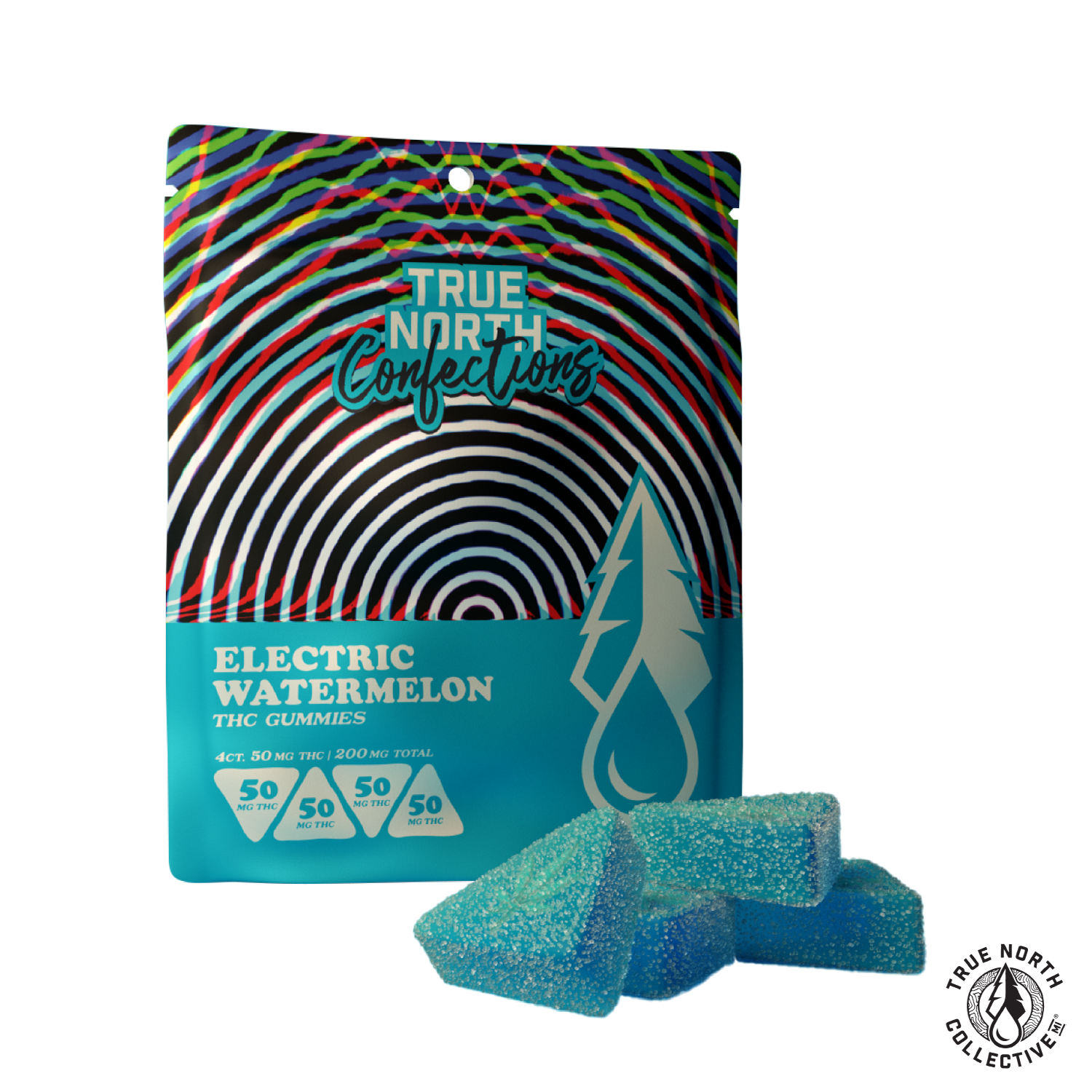 Photograph of product: Electric Watermelon Gummies - 200mg