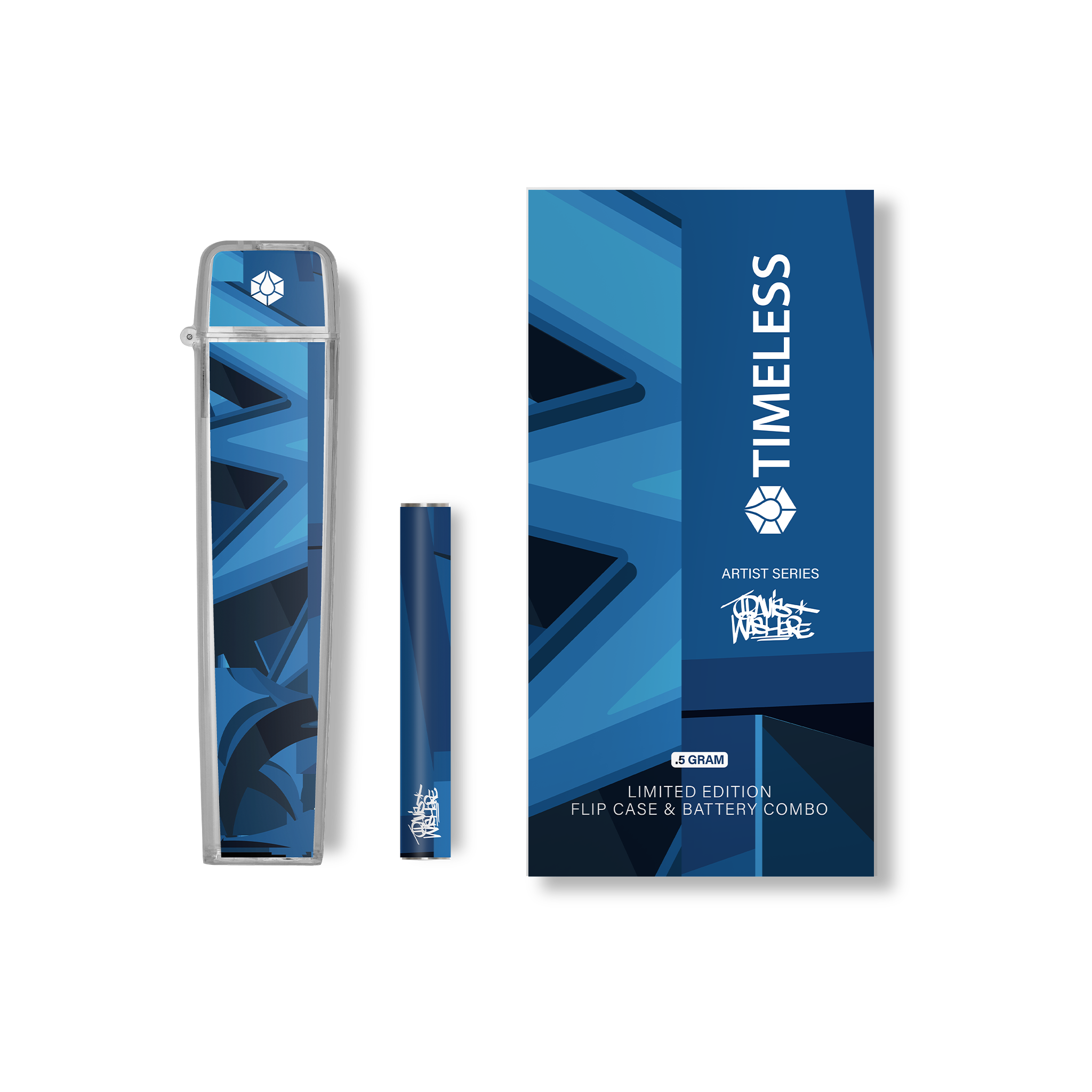 Photograph of product: Timeless Trav Battery + Flip Case Combo | Limited Edition - Half Cart