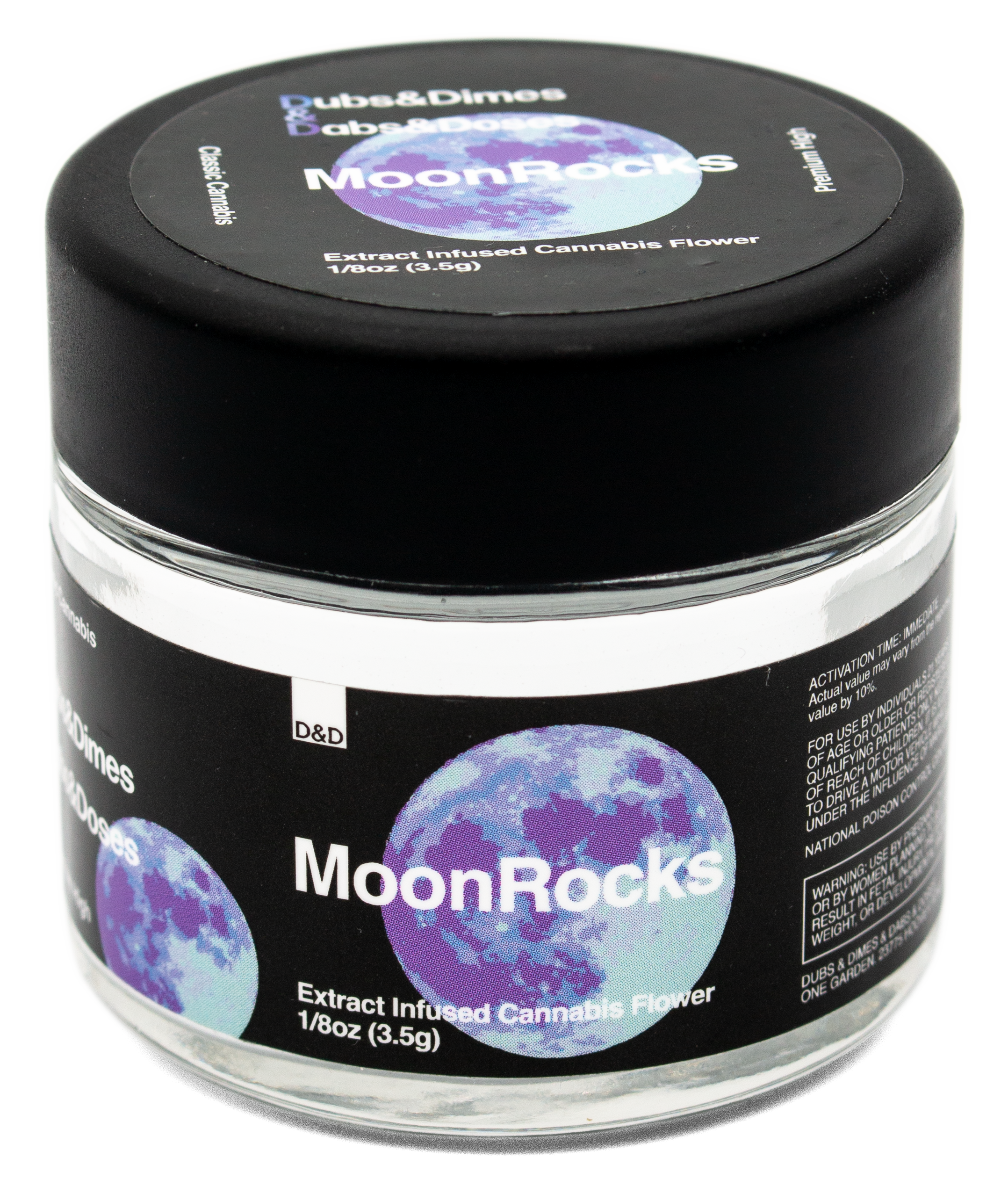 Photograph of Product: Dabs & Doses | Infused Flower - Live Resin | Mai Tai Moonrocks | 3.5g