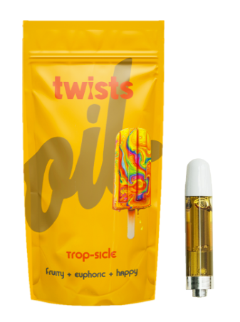Photograph of product: Oil Twists Orange Krush Cartridge 1000mg