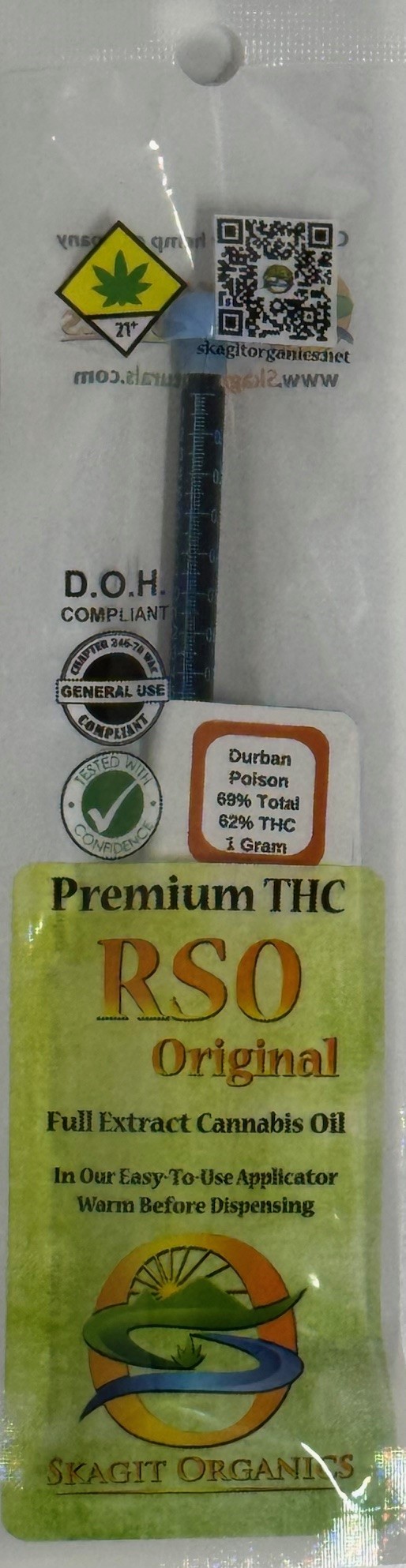 Photograph of product: Durban Poison Original RSO