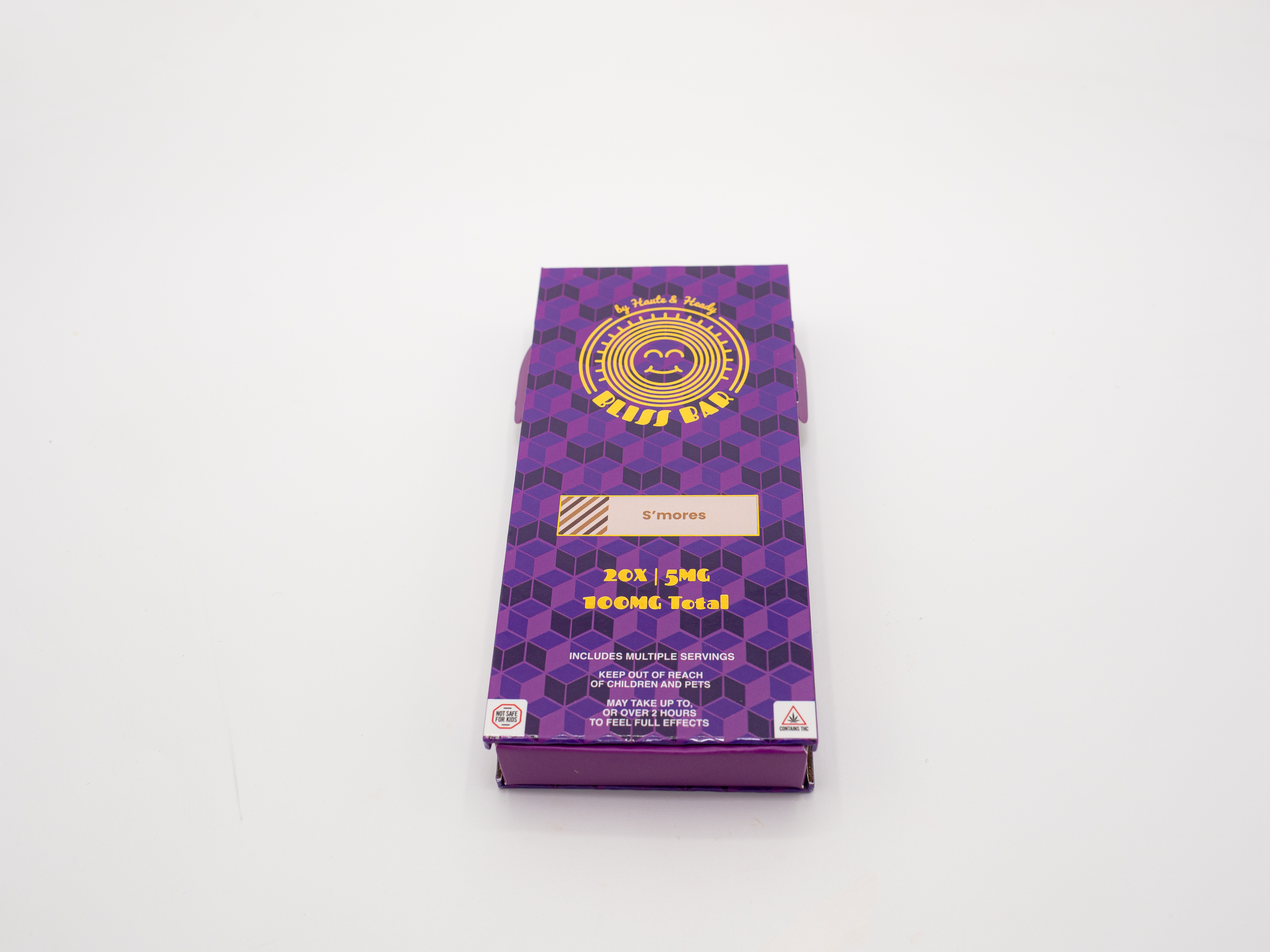 Photograph of product: Bliss Bar - S'Mores - 100mg