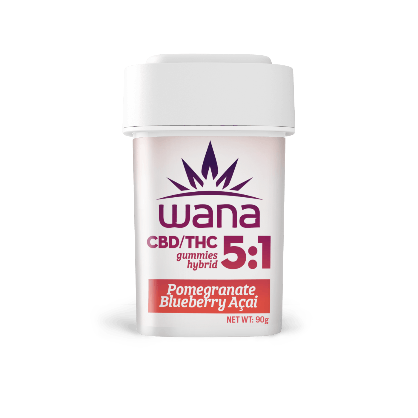 Photograph of product: Pomegranate Blueberry Acai 5:1 CBD:TH-oui 0210