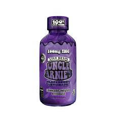 Photograph of product: Uncle Arnies | Blackberry Live Resin Lemonade | 100mg