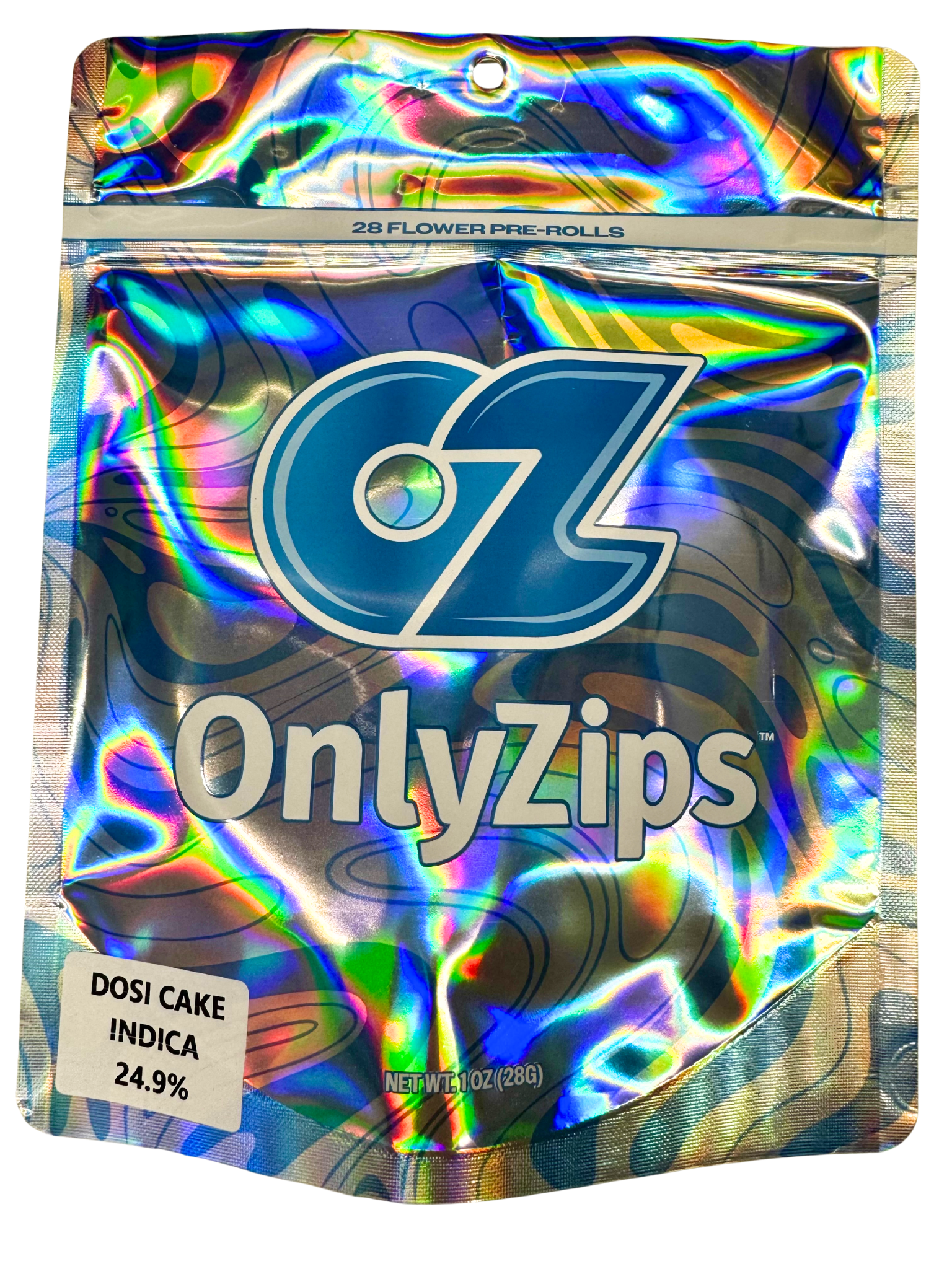 Photograph of product: OnlyZips - Dosi Cake (28x1g) PR Pack