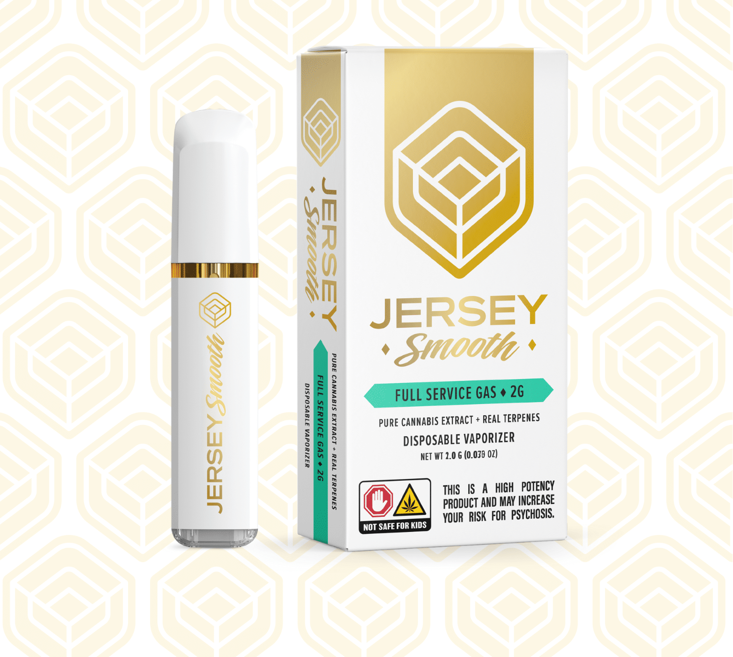 Photograph of product: Jersey Smooth | Full Service Gas | AIO Disposable