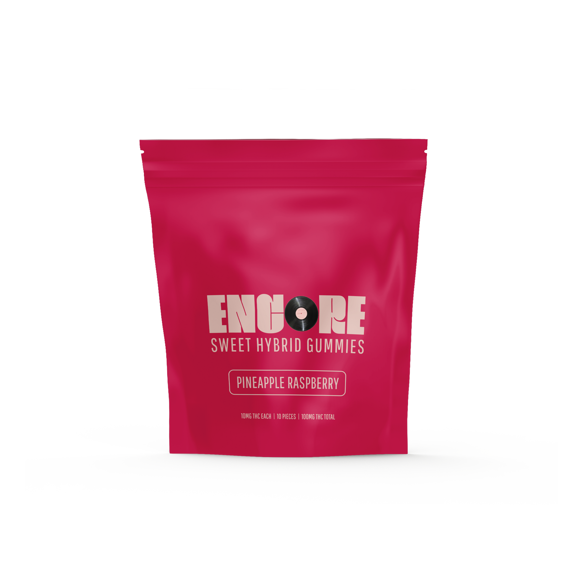 Photograph of product: Encore: Pineapple Raspberry | Gummies | 100mg | 10pk