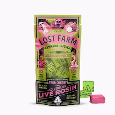 Photograph of product: Dragonfruit   Trop Cherry (10pk/100mg) Live Rosin Chews [S]