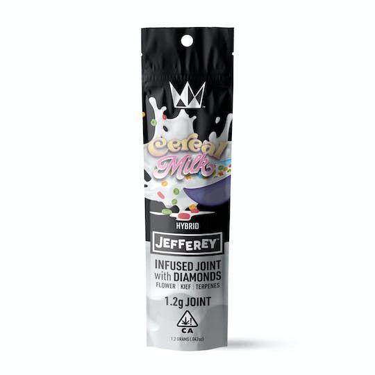Photograph of product: 2. West Coast Cure 1.2g Diamond Infused Jefferey Pre Rolls - Cereal Milk (H) - 