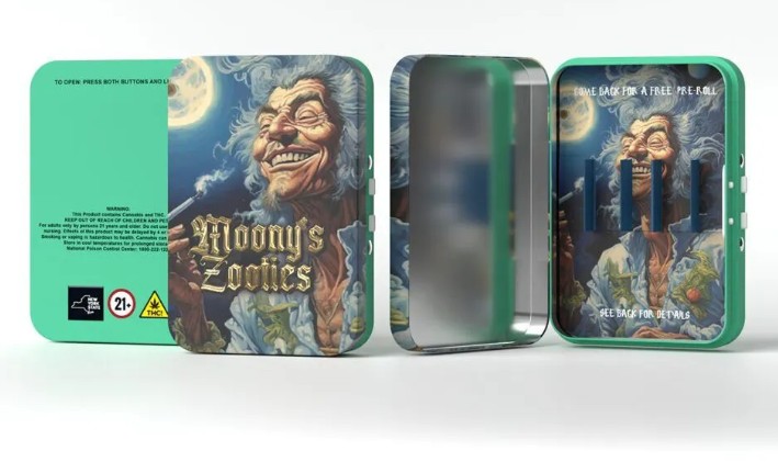 Photograph of product: Moony's Zooties | Ice Cream Swirl | Oui'd pre-rolls | 5 PACK