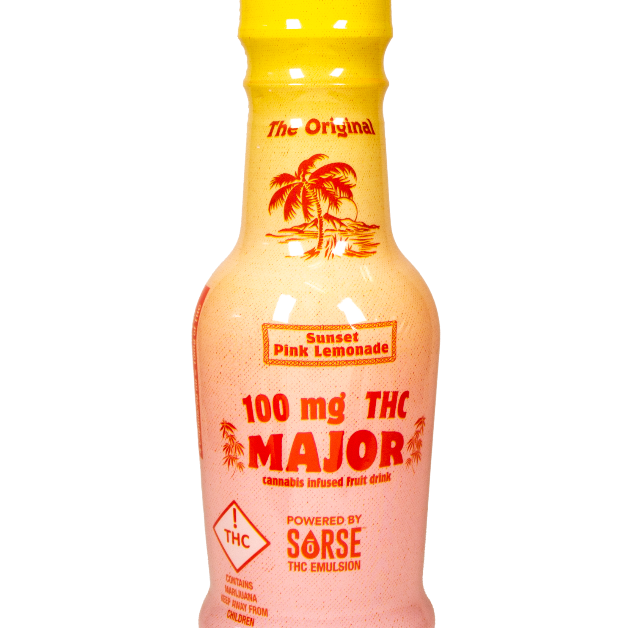 Photograph of product: Sunset Pink Lemonade (H) - 100mg Drink - Major