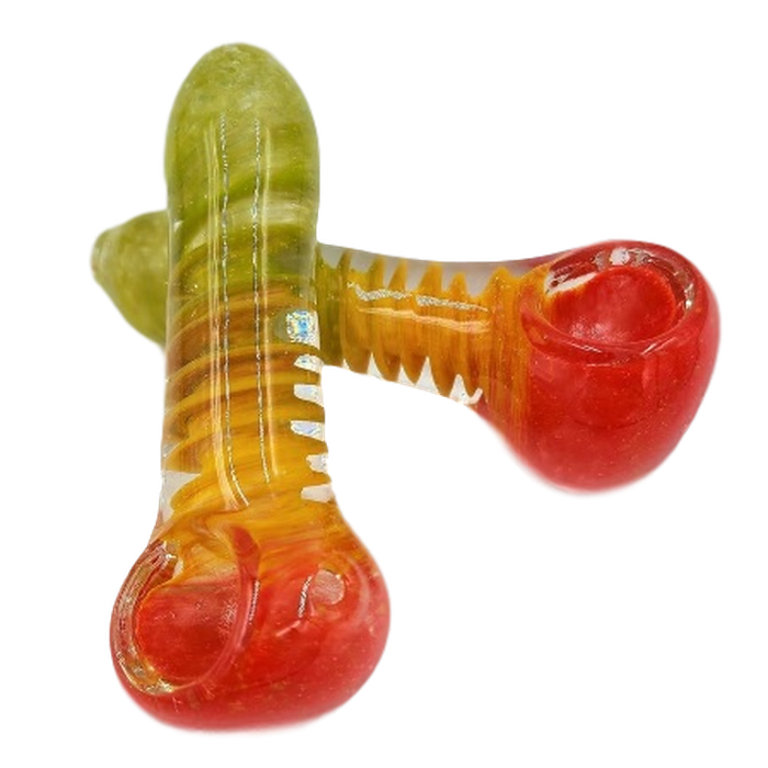 Photograph of product: LuvBuds 3.5"  Rasta Hand Pipe