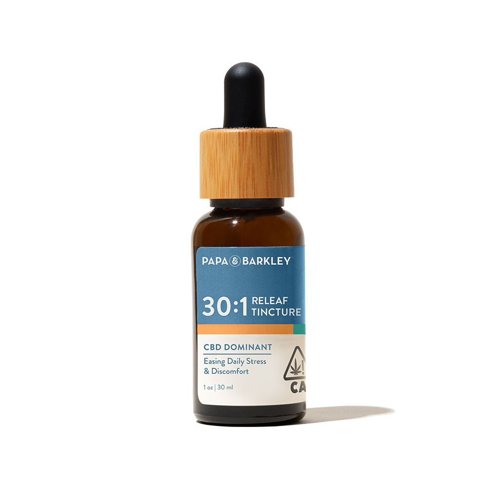 Photograph of product: Releaf Tincture 30:1 CBD:TH-oui | 30ml