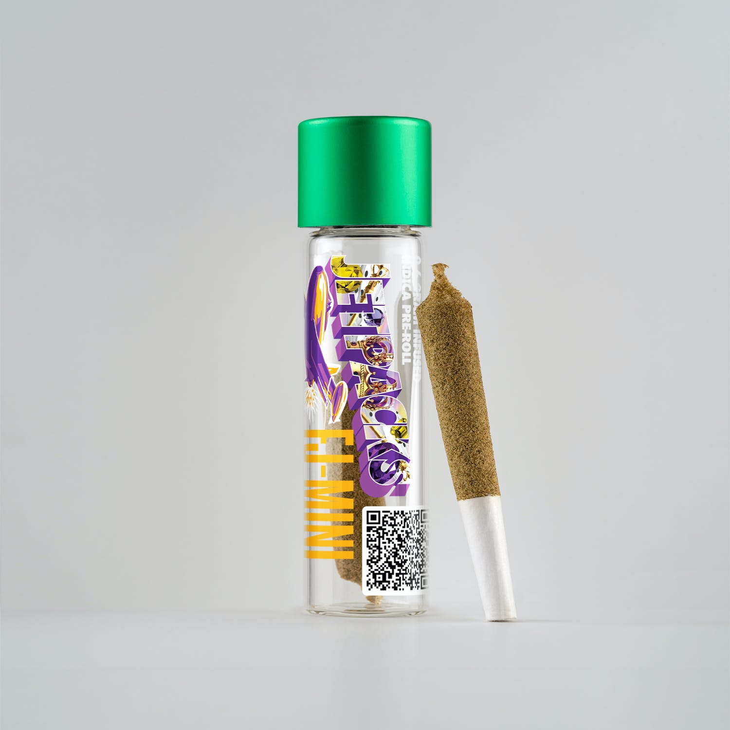 Photograph of product: Jetpacks FJ Mini | Passion Fruit | 0.6 Infused Pre-Roll