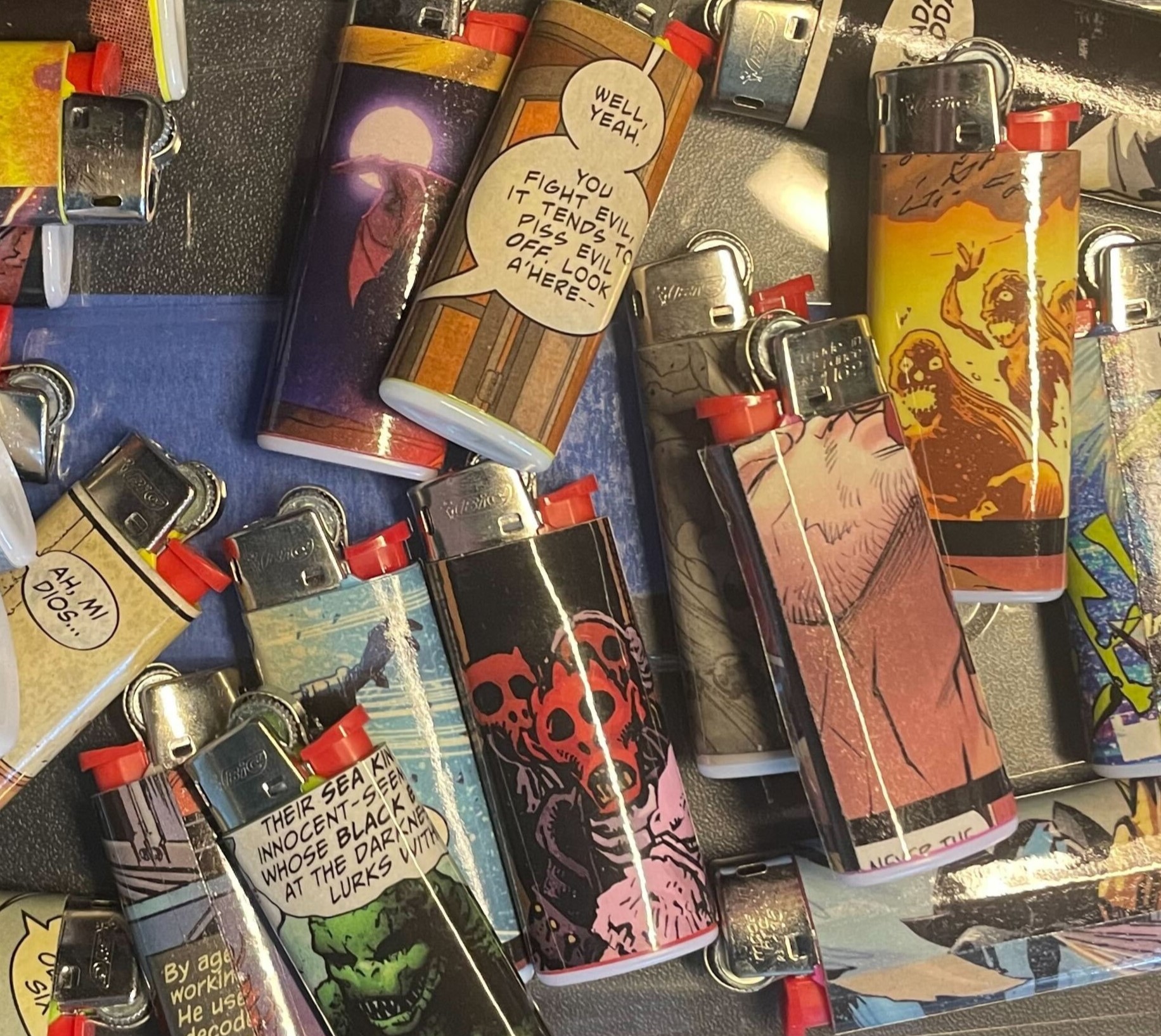 Photograph of product: Art - Small lighters by Leah