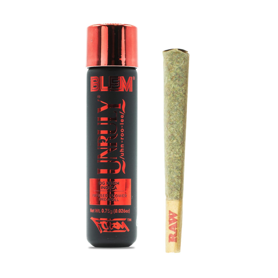 Photograph of product: BLEM - Unruly OG (Oui'd) Infused Preroll