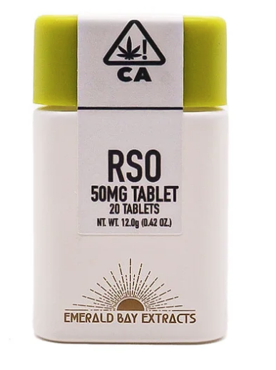 Photograph of product: Emerald Bay Extracts Cereal Milk 50mg x 20PK Hybrid RSO Tabs