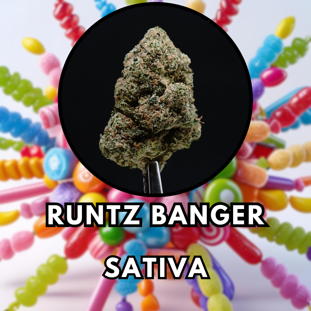Photograph of Product: Flower - Runtz Banger - Top Shelf - 3.5g