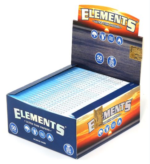 Photograph of product: Elements Pink King Slim Rice Paper