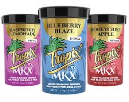 Photograph of product: MKX - Liquid Diamond Pre-Rolls (5 Pack) - Guava Melon