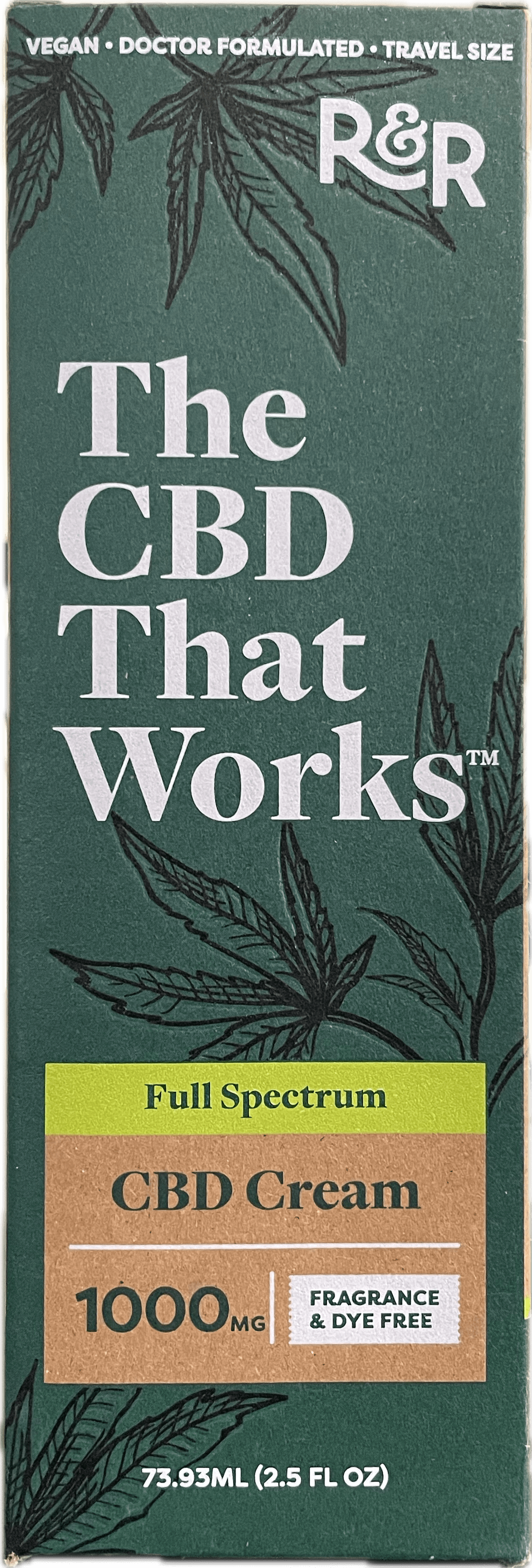 Photograph of product: R+R Medicinals Full Spectrum Hemp Cream 1000mg