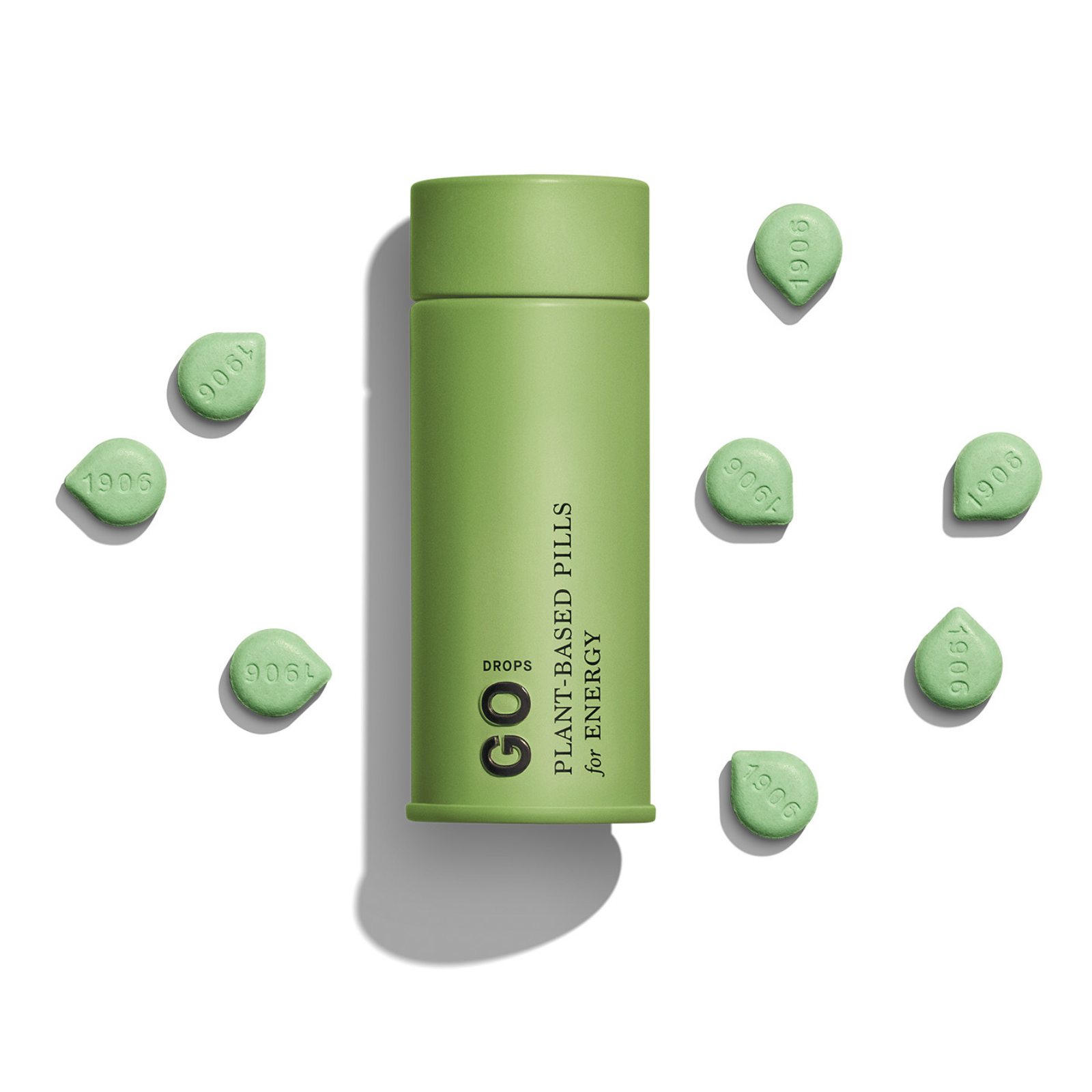 Photograph of product: 100mg Pills 20pk 1:1 Tin | Go | 1906
