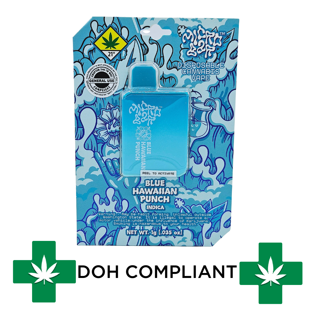 Photograph of product: DOH | Blue Hawaiian Punch Disposable | 1g