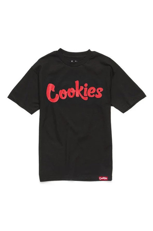 Photograph of product: Cookies - Tee - Modesto - Black/Red - SM