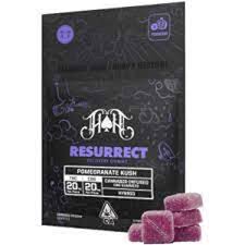 Photograph of product: HEAVY HITTERS - 5PK - RESURRECT - POMEGRANATE KUSH- CBG