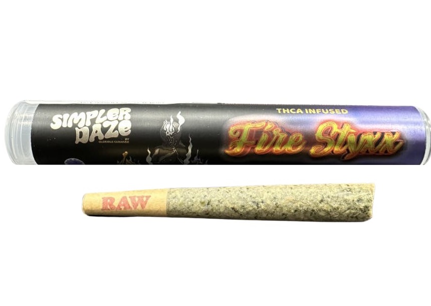 Photograph of product: Glorious Oui'd Co. - Infused Pre-Roll - Fire Styxx Tiger Breath