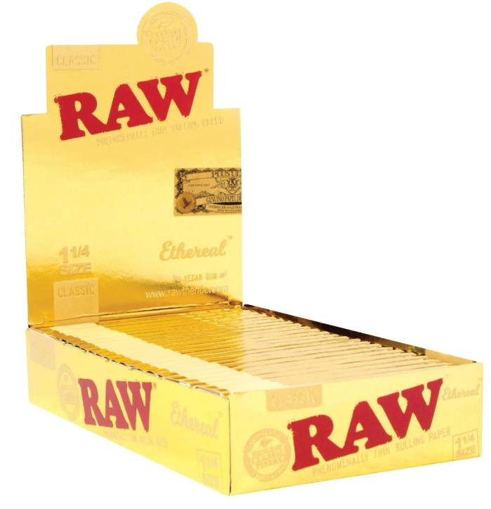 Photograph of product: Raw | Ethereal | 1 1/4 | Rolling Papers