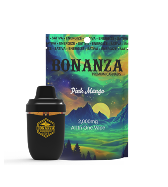 Photograph of product: Bonanza | Pink Mango | All-In-One Vape 2g