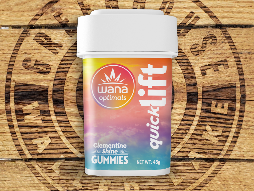 Photograph of product: Wana | Quick Lift Clementine | 1:1:1 THCV:THC:CBG 50mg