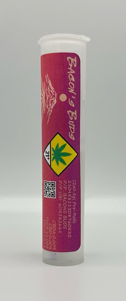 Photograph of product: BB Pre-Rolls 2PK ea.) Pink Zugar