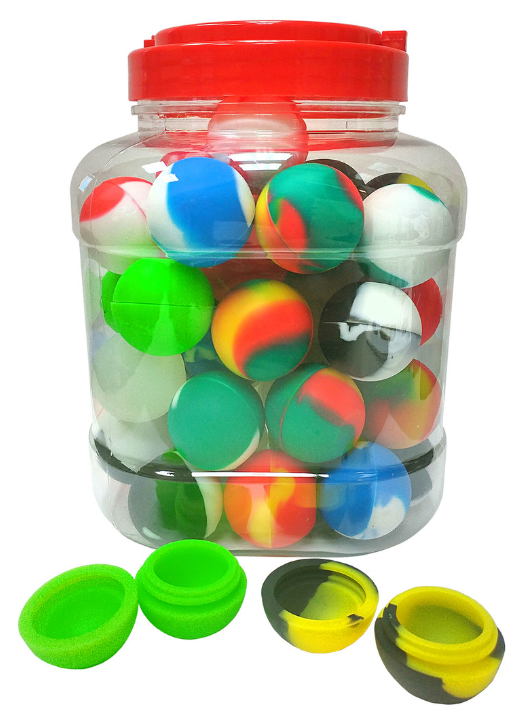 Photograph of product: Silicone Sphere Wax Container