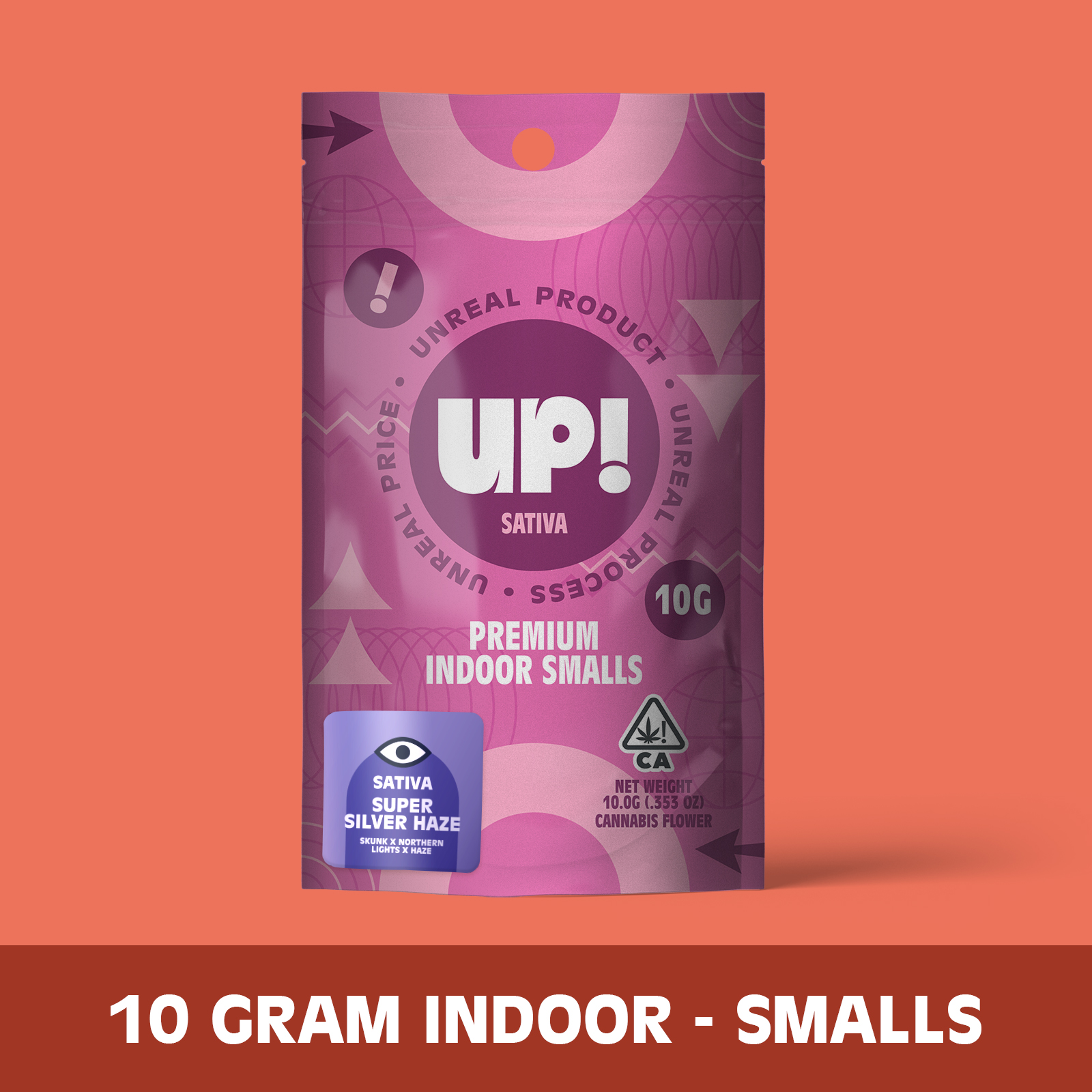 Photograph of product: UP! - Fruit Punch (Oui'd) Premium Indoor Smalls - 10g